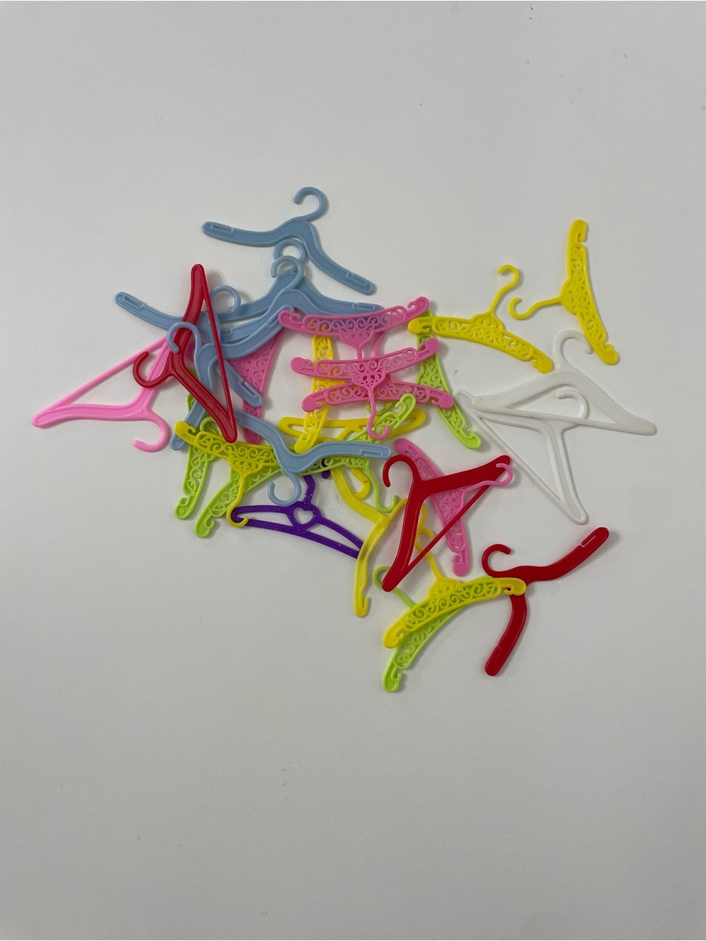 Mattel VTG Barbie Clothing Hanger Accessories Filagree Smooth Assorted Colors